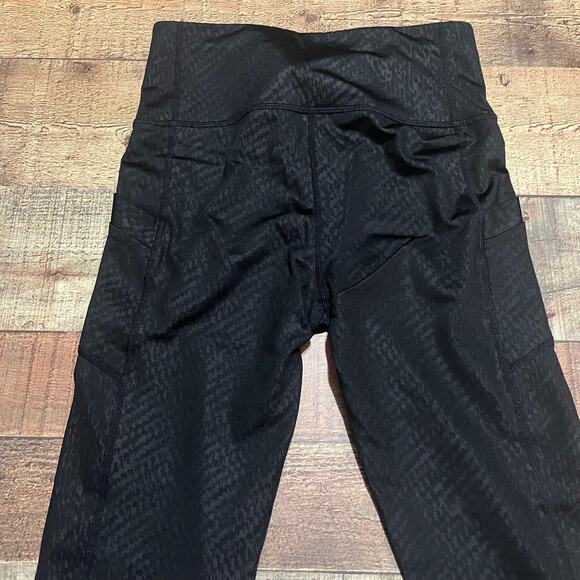 JoyLab BUNDLE 2 Women's Black & Red Reptile Print Athletic Leggings Sz XS Gym - Picture 5 of 8